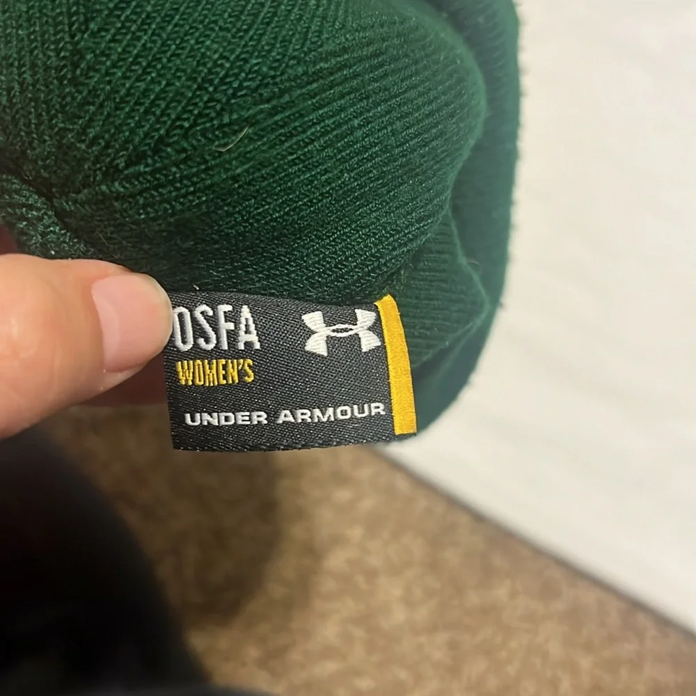 Under Armour northern Michigan wildcat gray/green winter hat